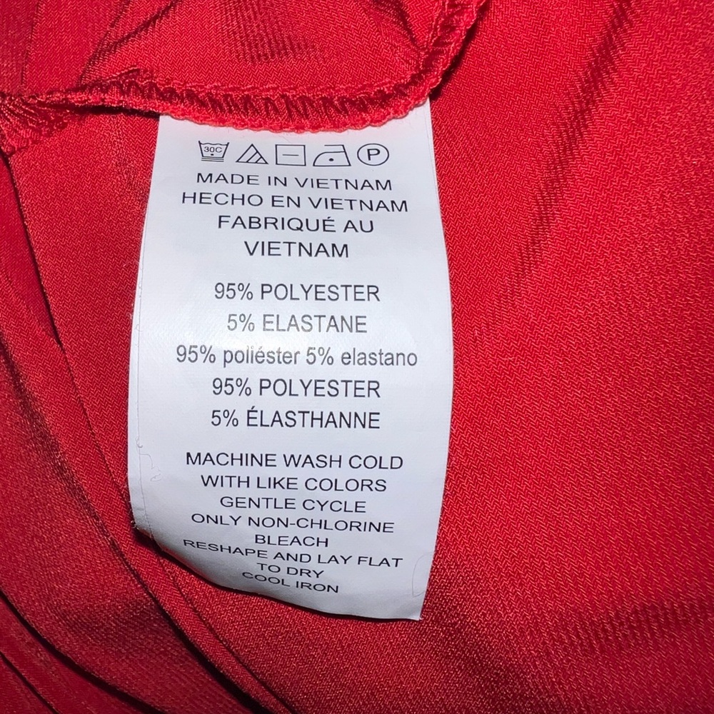 Michael Kors red long sleeve top size 1X - Picture 6 of 7